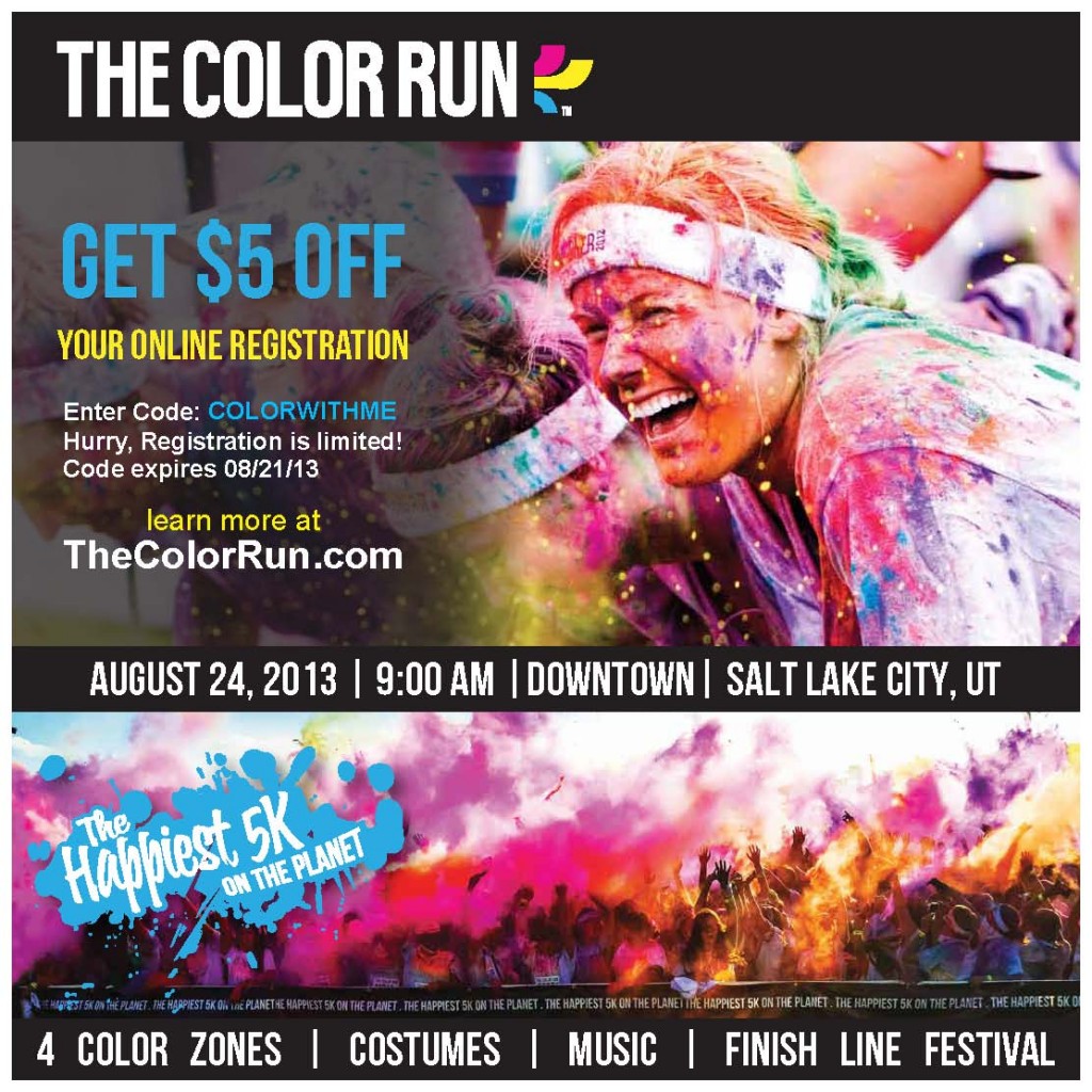 Discount code for The Color Run